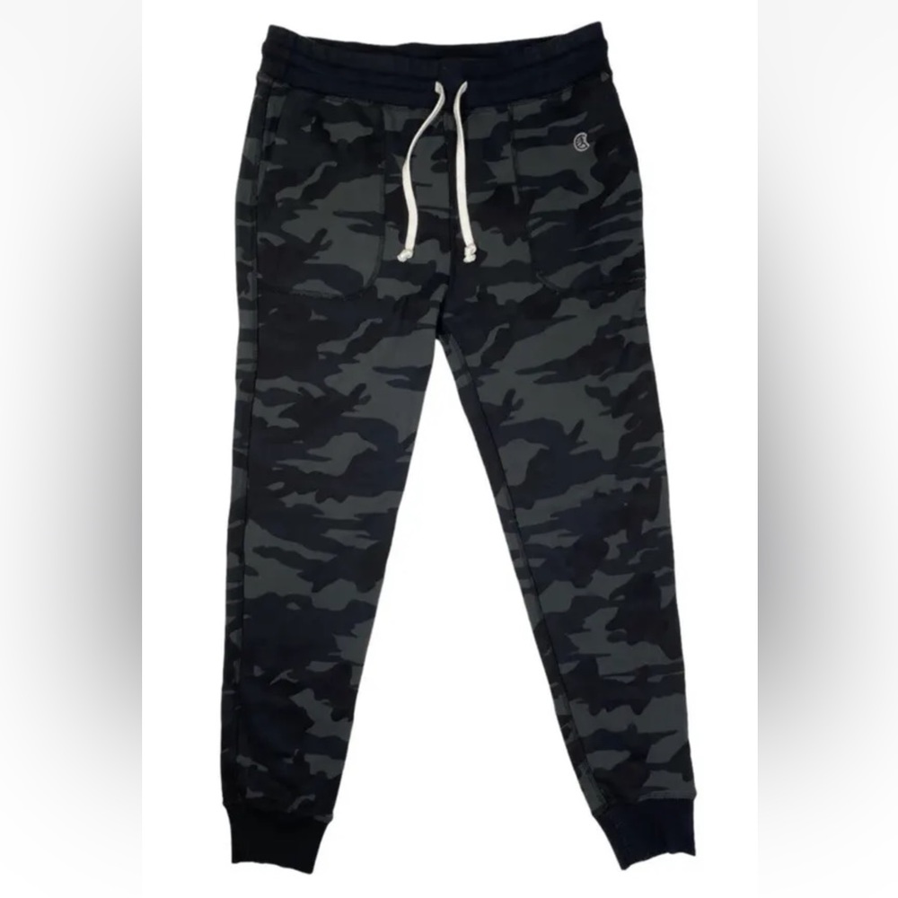 Todd Snyder Black & Gray Camo Jogger Sweatpants